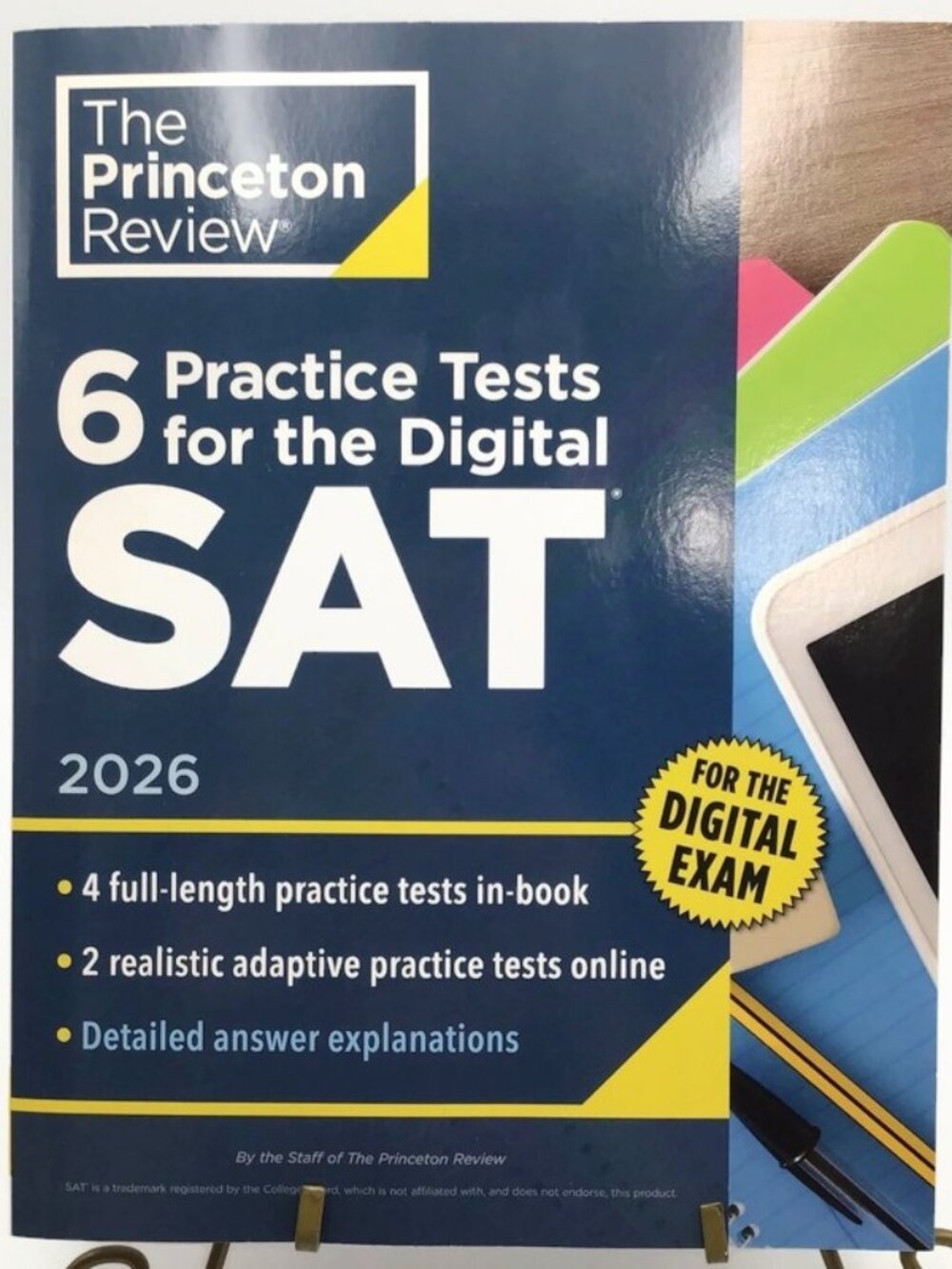 Princeton Review Digital SAT 2026 6 Practice Tests Exam Prep Book New